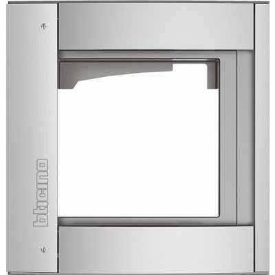 Ramka Z Uchwytem Do Paneli Sfera - 1 Moduł - Aluminium 350211 LEGRAND (350211)